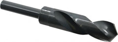 Chicago-Latrobe - 61/64" Drill, 118° Point, High Speed Steel Silver Deming & Reduced Shank Drill Bit - Oxide Finish, 6" OAL, Straight Shank, 3-1/8" Flute Length, Right Hand Cut, Standard Point, Spiral Flute, Regular Spiral - Americas Industrial Supply