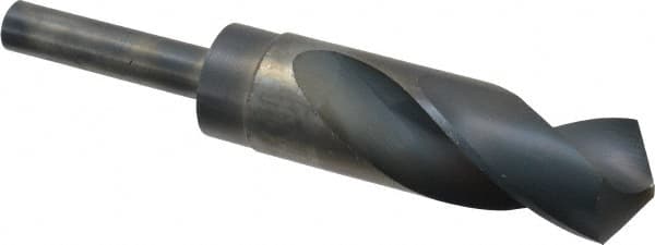 Chicago-Latrobe - 1-1/8" Drill, 118° Point, High Speed Steel Silver Deming & Reduced Shank Drill Bit - Americas Industrial Supply