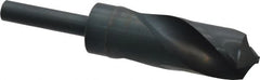 Chicago-Latrobe - 1-15/64" Drill, 118° Point, High Speed Steel Silver Deming & Reduced Shank Drill Bit - Oxide Finish, 6" OAL, Straight Shank, 3-1/8" Flute Length, Right Hand Cut, Standard Point, Spiral Flute, Regular Spiral - Americas Industrial Supply