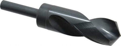 Chicago-Latrobe - 1-17/64" Drill, 118° Point, High Speed Steel Silver Deming & Reduced Shank Drill Bit - Oxide Finish, 6" OAL, Straight Shank, 3-1/8" Flute Length, Right Hand Cut, Standard Point, Spiral Flute, Regular Spiral - Americas Industrial Supply