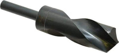 Chicago-Latrobe - 1-21/64" Drill, 118° Point, High Speed Steel Silver Deming & Reduced Shank Drill Bit - Oxide Finish, 6" OAL, Straight Shank, 3-1/8" Flute Length, Right Hand Cut, Standard Point, Spiral Flute, Regular Spiral - Americas Industrial Supply