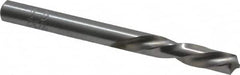 Chicago-Latrobe - 7/32" 118° Spiral Flute High Speed Steel Screw Machine Drill Bit - Bright Finish, Left Hand Cut, 1-1/4" Flute Length, 2-3/8" OAL, Standard Point, Straight Shank - Americas Industrial Supply