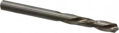 Chicago-Latrobe - #3 118° Spiral Flute High Speed Steel Screw Machine Drill Bit - Bright Finish, Left Hand Cut, 1-1/4" Flute Length, 2-3/8" OAL, Standard Point, Straight Shank - Americas Industrial Supply