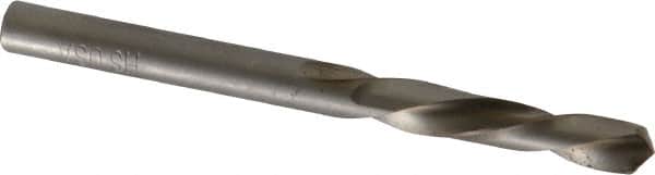 Chicago-Latrobe - #13 118° Spiral Flute High Speed Steel Screw Machine Drill Bit - Bright Finish, Left Hand Cut, 1-1/8" Flute Length, 2-3/16" OAL, Standard Point, Straight Shank - Americas Industrial Supply