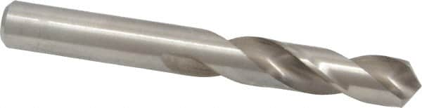 Chicago-Latrobe - 25/64" 118° Spiral Flute High Speed Steel Screw Machine Drill Bit - Bright Finish, Right Hand Cut, 1-7/8" Flute Length, 3-1/4" OAL, Standard Point, Straight Shank - Americas Industrial Supply