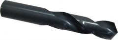 Chicago-Latrobe - 13/16" 118° Spiral Flute High Speed Steel Screw Machine Drill Bit - Oxide Finish, Right Hand Cut, 3-3/8" Flute Length, 5-1/4" OAL, Standard Point, Straight Shank - Americas Industrial Supply
