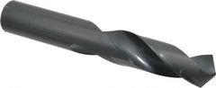 Chicago-Latrobe - 53/64" 118° Spiral Flute High Speed Steel Screw Machine Drill Bit - Oxide Finish, Right Hand Cut, 3-1/2" Flute Length, 5-3/8" OAL, Standard Point, Straight Shank - Americas Industrial Supply