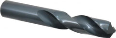 Chicago-Latrobe - 57/64" 118° Spiral Flute High Speed Steel Screw Machine Drill Bit - Oxide Finish, Right Hand Cut, 3-5/8" Flute Length, 5-5/8" OAL, Standard Point, Straight Shank - Americas Industrial Supply