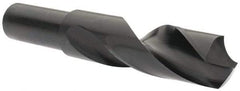 Chicago-Latrobe - 1-3/16" 118° Spiral Flute High Speed Steel Screw Machine Drill Bit - Oxide Finish, Right Hand Cut, 4-1/4" Flute Length, 6-5/8" OAL, Standard Point, Straight Shank - Americas Industrial Supply