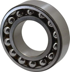 SKF - 40mm Bore Diam, 80mm OD, Open Self Aligning Radial Ball Bearing - 23mm Wide, 2 Rows, Round Bore, 2,250 Lb Static Capacity, 7,170 Lb Dynamic Capacity - Americas Industrial Supply