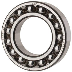 SKF - 50mm Bore Diam, 90mm OD, Open Self Aligning Radial Ball Bearing - 23mm Wide, 2 Rows, Round Bore, 2,520 Lb Static Capacity, 7,600 Lb Dynamic Capacity - Americas Industrial Supply