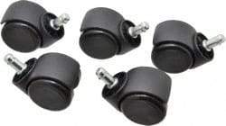 Bevco - Black Hard Floor Casters - For Hard Floors - Americas Industrial Supply