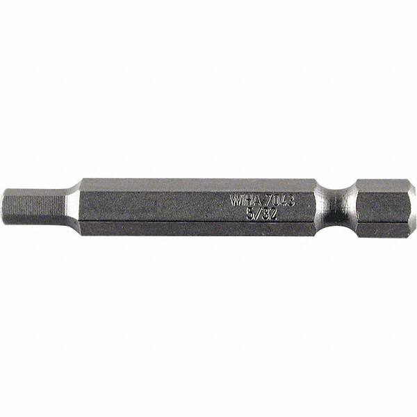 Wiha - 0.109" Power Bit - 1/4" Drive, 2" OAL - Americas Industrial Supply