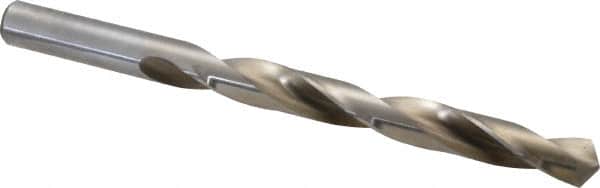 Chicago-Latrobe - 27/64" 118° High Speed Steel Jobber Drill - Bright Finish, Right Hand Cut, Spiral Flute, Straight Shank, 5-3/8" OAL, Standard Point - Americas Industrial Supply