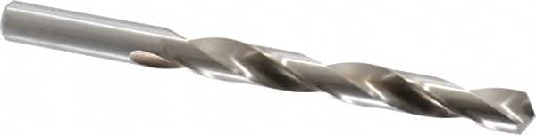 Chicago-Latrobe - 7/16" 118° High Speed Steel Jobber Drill - Bright Finish, Right Hand Cut, Spiral Flute, Straight Shank, 5-1/2" OAL, Standard Point - Americas Industrial Supply