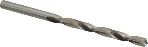 Chicago-Latrobe - #1 118° High Speed Steel Jobber Drill - Bright Finish, Right Hand Cut, Spiral Flute, Straight Shank, 3-7/8" OAL, Standard Point - Americas Industrial Supply