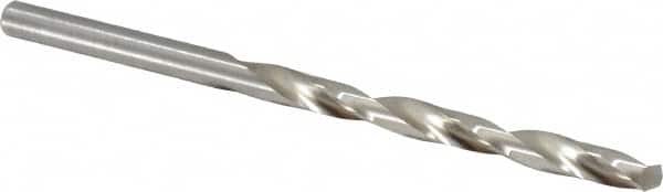 Chicago-Latrobe - #10 118° High Speed Steel Jobber Drill - Bright Finish, Right Hand Cut, Spiral Flute, Straight Shank, 3-5/8" OAL, Standard Point - Americas Industrial Supply