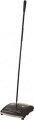 Rubbermaid - 7-1/2" Sweeping Width, Brushless Walk Behind Sweeper - Manual Push, Rubber Wheels - Americas Industrial Supply