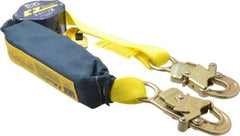 DBI/SALA - 6' Long, 310 Lb Capacity, Polyester Webbing Self-Retracting Lanyard - Yellow - Americas Industrial Supply