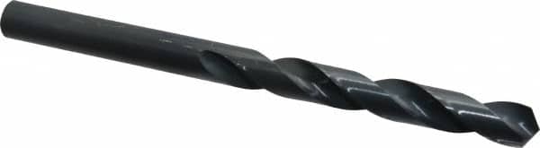 Chicago-Latrobe - 3/4", 118° Point, Spiral Flute, High Speed Steel Taper Length Drill Bit - Oxide Finish, 5-7/8" Flute Length, 9-3/4" OAL, Series 120 - Americas Industrial Supply