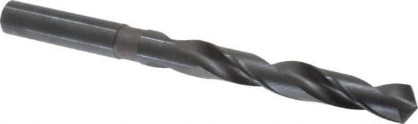 Chicago-Latrobe - 53/64", 118° Point, Spiral Flute, High Speed Steel Taper Length Drill Bit - Oxide Finish, 6-1/8" Flute Length, 10" OAL, Series 120 - Americas Industrial Supply