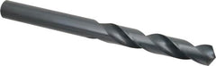 Chicago-Latrobe - 59/64", 118° Point, Spiral Flute, High Speed Steel Taper Length Drill Bit - Oxide Finish, 6-1/8" Flute Length, 10-3/4" OAL, Series 120 - Americas Industrial Supply