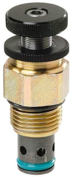 Parker - 16 GPM Steel Hydraulic Control Valve - 7/8-14 Thread, C10-2 Cavity - Americas Industrial Supply