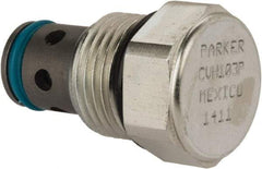 Parker - 16 GPM Steel Hydraulic Control Valve - 7/8-14 Thread, C10-2 Cavity - Americas Industrial Supply