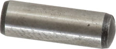 Value Collection - 8mm Diam x 25mm Pin Length Alloy Steel Pull Out Dowel Pin - C 57-63 Hardness, 1 Rounded & 1 Threaded End - Americas Industrial Supply