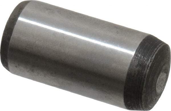 Value Collection - 12mm Diam x 25mm Pin Length Alloy Steel Pull Out Dowel Pin - C 57-63 Hardness, 1 Rounded & 1 Threaded End - Americas Industrial Supply