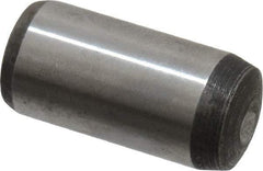 Value Collection - 12mm Diam x 25mm Pin Length Alloy Steel Pull Out Dowel Pin - C 57-63 Hardness, 1 Rounded & 1 Threaded End - Americas Industrial Supply