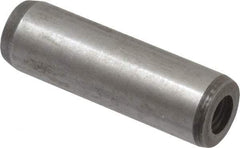 Value Collection - 12mm Diam x 40mm Pin Length Alloy Steel Pull Out Dowel Pin - C 57-63 Hardness, 1 Rounded & 1 Threaded End - Americas Industrial Supply