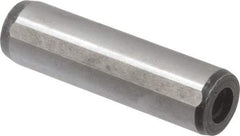 Value Collection - 12mm Diam x 45mm Pin Length Alloy Steel Pull Out Dowel Pin - C 57-63 Hardness, 1 Rounded & 1 Threaded End - Americas Industrial Supply