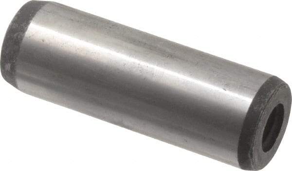 Value Collection - 20mm Diam x 60mm Pin Length Alloy Steel Pull Out Dowel Pin - C 57-63 Hardness, 1 Rounded & 1 Threaded End - Americas Industrial Supply