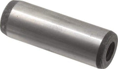 Value Collection - 20mm Diam x 60mm Pin Length Alloy Steel Pull Out Dowel Pin - C 57-63 Hardness, 1 Rounded & 1 Threaded End - Americas Industrial Supply