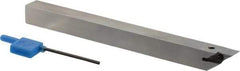 Iscar - PVAC, Right Hand Cut, 1/2" Shank Height x 1/2" Shank Width, Neutral Rake Indexable Turning Toolholder - 5.905" OAL, VC.T 22.. Insert Compatibility, Series Isoturn - Americas Industrial Supply