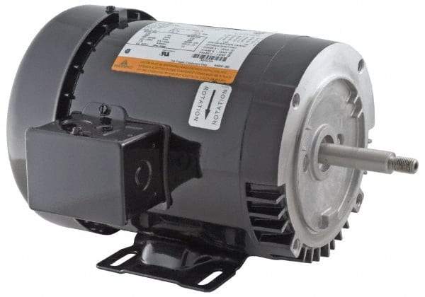 US Motors - 1 hp, ODP Enclosure, No Thermal Protection, 3,520 RPM, 208-230/460 Volt, 60 Hz, Three Phase Standard Efficient Motor - Size 143 Frame, Rigid Mount, 1 Speed, Ball Bearings, 3.5-3.4/1.7 Full Load Amps, F Class Insulation, CCW Lead End - Americas Industrial Supply