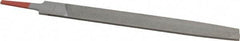 Simonds File - 12" Long, Bastard Cut, Flat American-Pattern File - Double Cut, Tang - Americas Industrial Supply