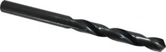 Interstate - 23/32", 135° Point, Parabolic Flute, High Speed Steel Taper Length Drill Bit - Bright Finish, 5-5/8" Flute Length, 9-1/2" OAL - Americas Industrial Supply