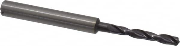 Guhring - 3.5mm 140° Solid Carbide Jobber Drill - FIREX Finish, Right Hand Cut, Spiral Flute, Straight Shank, 66mm OAL, SU Point - Americas Industrial Supply