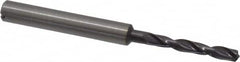Guhring - 3.5mm 140° Solid Carbide Jobber Drill - FIREX Finish, Right Hand Cut, Spiral Flute, Straight Shank, 66mm OAL, SU Point - Americas Industrial Supply