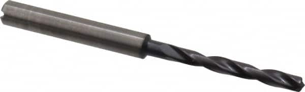 Guhring - #25 140° Solid Carbide Jobber Drill - FIREX Finish, Right Hand Cut, Spiral Flute, Straight Shank, 74mm OAL, SU Point - Americas Industrial Supply