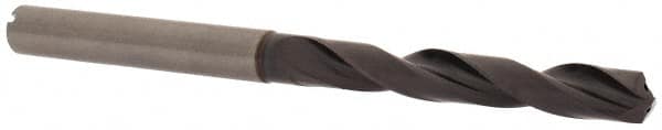 Guhring - 5.7mm 140° Solid Carbide Jobber Drill - FIREX Finish, Right Hand Cut, Spiral Flute, Straight Shank, 82mm OAL, SU Point - Americas Industrial Supply