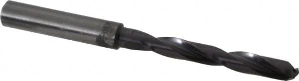 Guhring - 6.2mm 140° Solid Carbide Jobber Drill - FIREX Finish, Right Hand Cut, Spiral Flute, Straight Shank, 91mm OAL, SU Point - Americas Industrial Supply