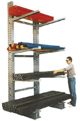 Made in USA - 36 Inches Long, Heavy Duty, Straight Arm - With Lip, 2,175 Lb. Load Limit - Americas Industrial Supply
