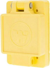 Value Collection - 480 VAC, 30 Amp, L16-30R NEMA, Ungrounded Receptacle - 3 Poles, 4 Wire, Female End, Yellow - Americas Industrial Supply