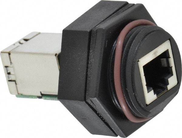 Woodhead Electrical - Ethernet Passthrough - RJ45(F/F) Connector - Americas Industrial Supply