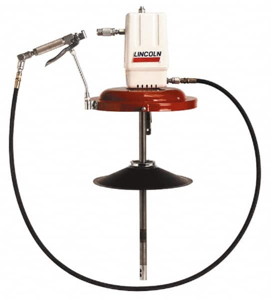 Lincoln - Grease Lubrication 80 Cu In/min Flow Aluminum Air-Operated Pump - For 120 Lb Container - Americas Industrial Supply