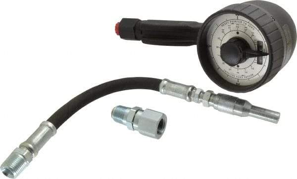 Lincoln - 1/2 Inlet Thread, 1/2 Outlet Thread, Mechanical Lubricant Meter - FNPT Outlet Thread, FNPT Inlet Thread, Measures in Quarts - Americas Industrial Supply