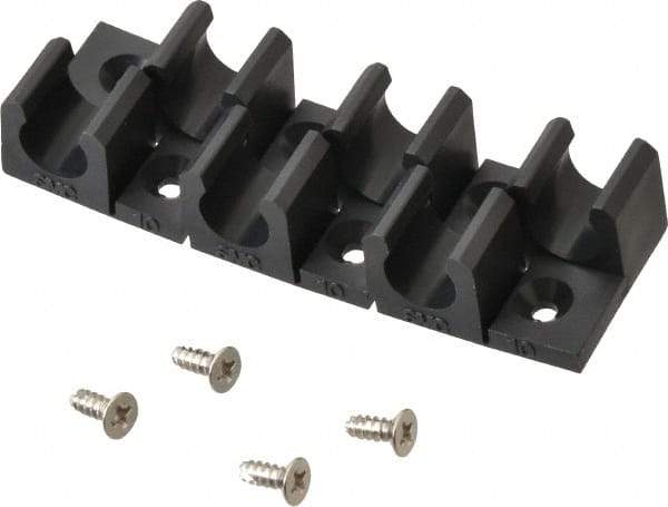 SMC PNEUMATICS - Multitube Holder - Black, 6 Slots - Americas Industrial Supply